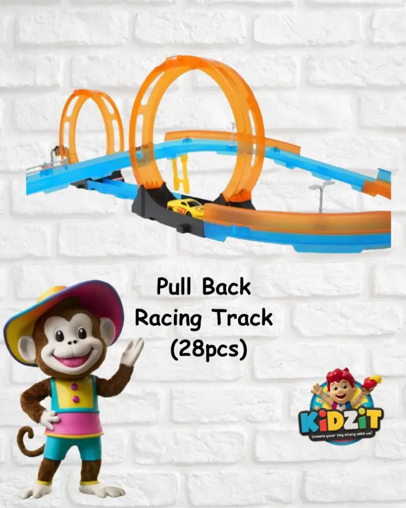Pull Back Racing Track - 28pcs