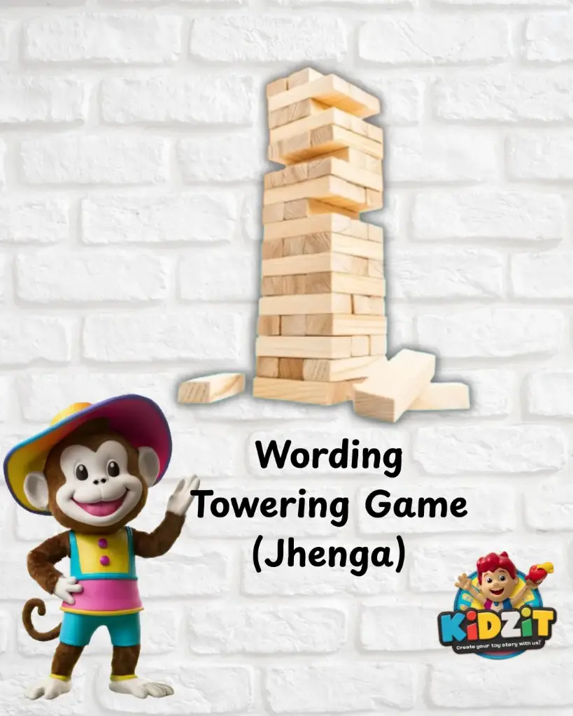 Wording Towering Game (Jhenga)