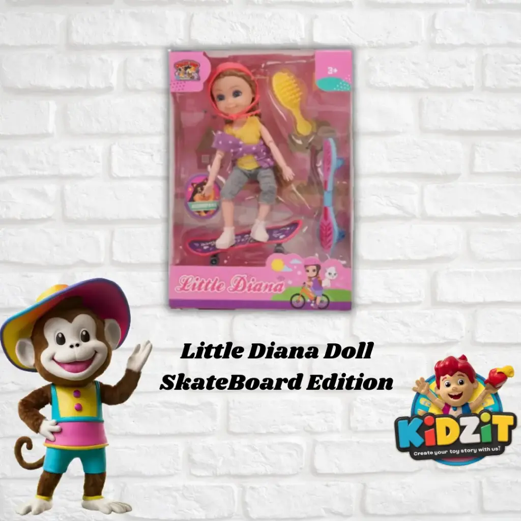 Little Diana Doll - Skateboard Edition